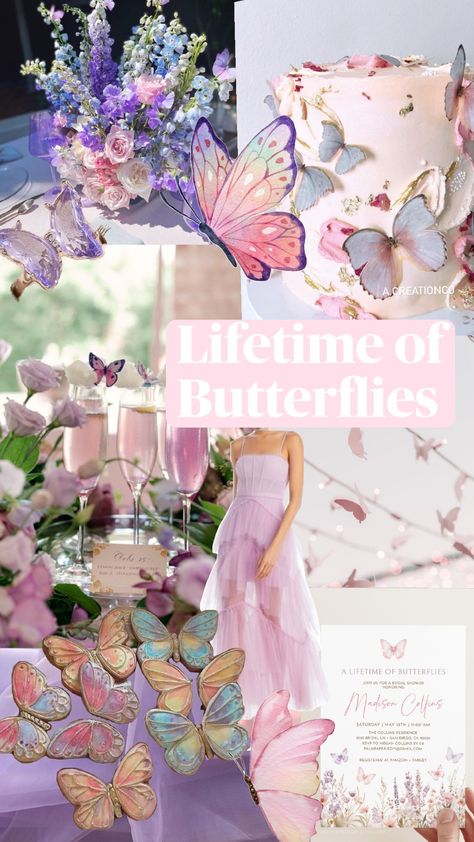 Bridal Shower Theme! Lifetime of Butterflies!💍🦋🌸 Ethereal Bridal Shower Ideas, All I See Is Love Bridal Shower Theme, Bridal Shower Themes Butterflies, Here's To A Lifetime Of Butterflies, Love Theme Bridal Shower Ideas, He Gives Me Butterflies Theme Bridal Shower Decor, A Lifetime Of Butterflies Bridal Shower, Bridal Shower He Gives Me Butterflies, You Give Me Butterflies Bridal