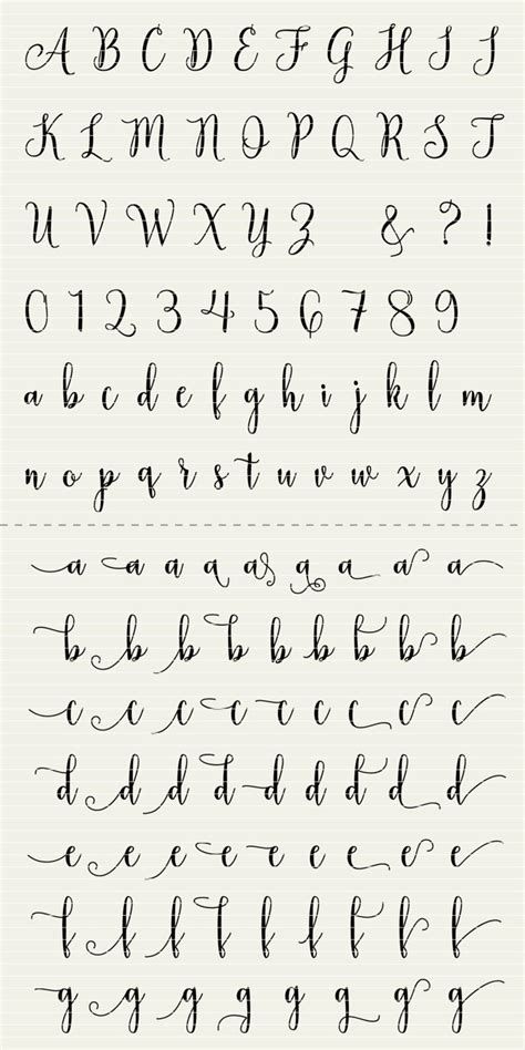 Pin En Notes, Calligraphy & More Alphabet Cursif, Cursive Fonts Alphabet, Alfabet Font, Calligraphy Fonts Alphabet, Studera Motivation, Svg Fonts, Lettering Guide, Bullet Journal Font, Journal Fonts