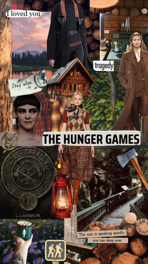 District 7️⃣ #lumber #woods #lumberjack #cabin #camp #hungergames #johannamason District 7 Hunger Games, District 7 Aesthetic, Districts Of Panem, Johanna Mason, Girl Walking, Staying Alive, Lumberjack, Connect With People, Lumber