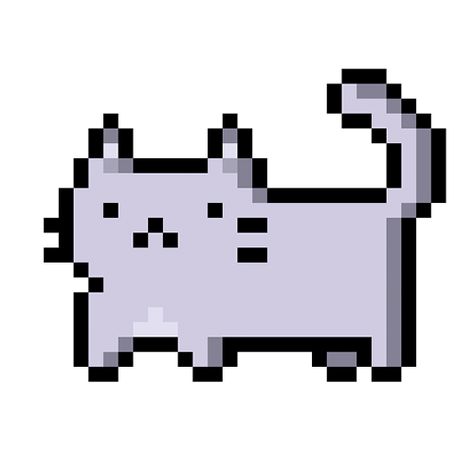 Pixel Art Cat, Pixel Kawaii, Piskel Art, Pixel Animation, Arte 8 Bits, Icon Gif, 8bit Art, Images Kawaii, Pixel Art Characters