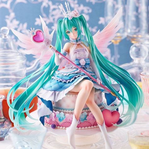 Official Taito Hatsune Miku Birthday 2020 Sweet Angel Version 1/7 22cm (8.6 Miku Birthday, Hatsune Miku Birthday, Gaming Merchandise, Miku Hatsune, Anime Figurines, Dragon Quest, Digimon Adventure, Window Box, Kingdom Hearts