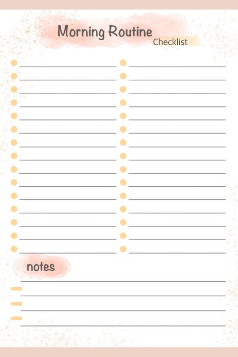 Morning Routine Printable, Printable Checklist, Daily Checklist, Daily Routine, Morning Routine Checklist, Printable Morning Routine Planner #morning #planner #dailyplanner Morning Routine Planner Free Printables, Morning Routine Checklist Template, Morning Routine Printable Free, Morning Routine Template Free Printable, Morning Routine Template, Routine Checklist Printable, Morning Routine Planner, Morning Planner, Printable Morning Routine