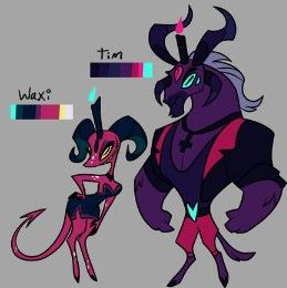 Imp Character Design Helluva Boss, Helluva Boss Character Sheet, Demon Species, Hazbin Oc, Background Characters, Cd Art, Ange Demon, Guy Drawing, Cartoon Character Design