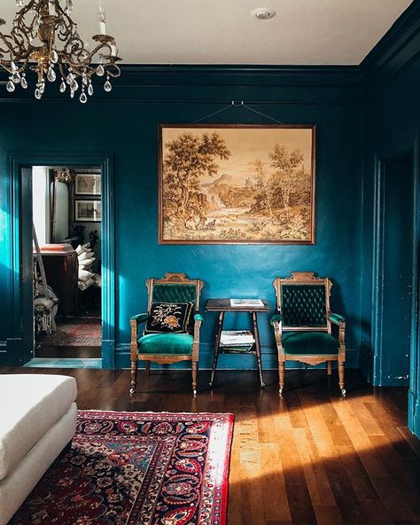 Andy and Candis Meredith (@andyandcandis) • Instagram photos and videos French Quarter Decor, Whimsical Home, French Quarter, Blue Walls, Design Decor, House Inspo, Green Velvet, Home Decor Inspiration, Interior Inspiration