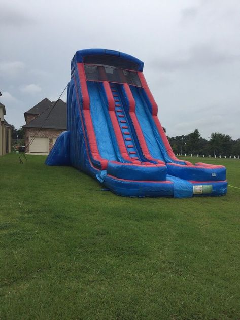 Fun Jumps Lafayette La Blow Up Water Slide, Bounce Castle, Jump House, Water Slide Rentals, Inflatable Rentals, Senior Pranks, Slip N Slide, 13 Birthday, House Slide