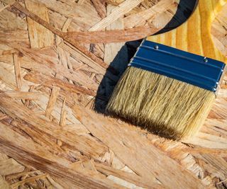 Professional painters explain how to paint OSB – without uneven bumps, peeling paint, or rough textures Painting Osb Walls, Painted Osb, Painting Bathroom Countertops, Osb Plywood, Peeling Paint, Best Vacuum, Professional Painters, Painted Sticks, Painting Bathroom