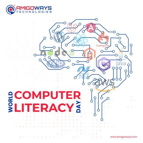 World Computer Literacy Day is a reminder that all development and progress depends on how well we know computers and technology. World Computer Literacy Day 2022 💻 #WorldComputerLiteracyDay #WorldComputerLiteracyDay2022 #socialmedia #technology #networking #knowledge #sharing #internet #webdevelopment #worldwide #multimedia #globalization #information #amigos #amigowaysians #amigowaysteam #amigoways World Computer Literacy Day, Computer Literacy, Literacy Day, Technology World, Computer Basics, World Days, It Network, Graphic Design Tutorials, Design Tutorials