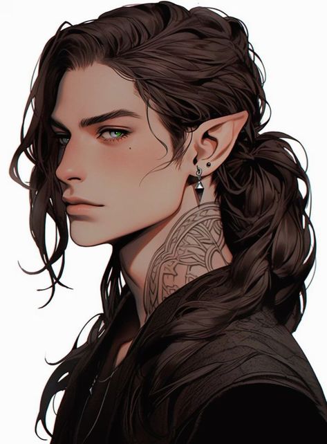 Dnd Elves, Male Elf, Walpapers Cute, Elf Man, The Haircut, Elves Fantasy, Elf Art, Character Inspiration Male, High Fantasy