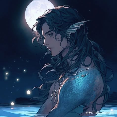 Celestial Character Design, Male Mermaid, Wallpapers Images, Mythical Creatures Art, Fantasy Aesthetic, Mermaid Art, Wallpapers Backgrounds, Character Design Male, Fantasy Inspiration