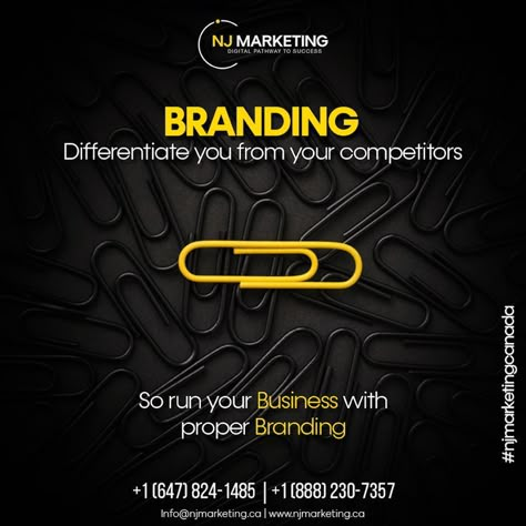 Our team stands ready to help you take your brand to new heights with our branding services. . 💬 l +1 (647) 824-1485 (Call | WhatsApp) ☎️ l +1 (888) 230-7357 📧 l Info@njmarketing.ca 🌐 | www.njmarketing.ca . . . #hellonjmalik #njmarketing #njmarketingcanada #marketing #graphicdesign #graphicdesigning #branding #businessbranding #logodesign #flyerdesign #businesscarddesign #brochuredesign #designservices #digitalmarketing #digitalmarketingagency #digitalmarketingexpert #digitalmarketingservices Marketing Agency Creative Ads, Black Friday Marketing, Login Design, Furniture Graphic, Curriculum Vitae Template, Video Content Marketing, Fashion Poster Design, Digital Marketing Design, Graphic Design Ads