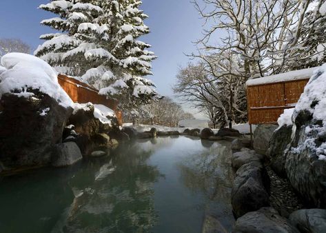 ©  The Greenleaf Hotel Niseko Japan, Japanese Onsen, Japanese Hot Springs, Village Hotel, Hokkaido Japan, Public Bath, Spa Retreat, Ski Resorts, Travel Spots