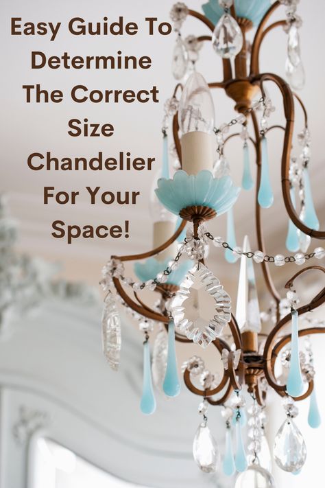 Choosing lights for a home can be a daunting task. How big, how to hang - so many questions. This guide will help you pick out the correct size chandelier for the space and more. #ChoosingLightingForNewHome #ModernFarmhouseLights #CorrectSizeChandelier Bedroom Chandelier Ideas Modern, Large Bedroom Ideas Master Suite Pendant Lights & Chandeliers, Bedroom Chandeliers Master, Chandelier Size Guide, Farmhouse Crystal Chandelier, Chandelier Over Tub, Modern White Farmhouse, Closet Chandelier, Open Entryway