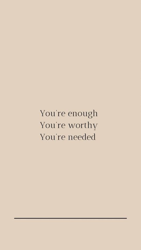 Nude Quote, Minimal Quotes, Inspo Quotes, Quotes Aesthetic, Positive Self Affirmations, You Are Enough, Daily Inspiration Quotes, Self Quotes, Reminder Quotes