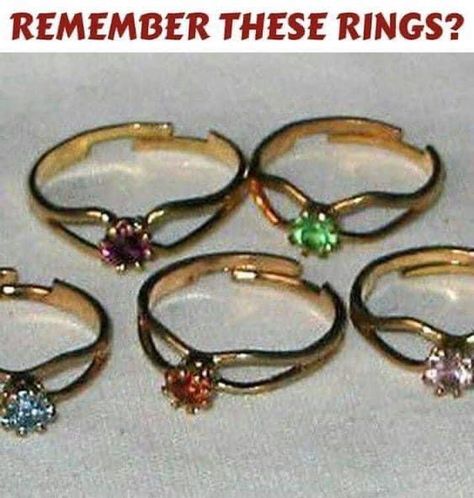 Wear Rings, Childhood Memories 70s, Birthstone Rings, Childhood Days, 90s Childhood, Vintage Memory, Childhood Toys, Sweet Memories, Great Memories