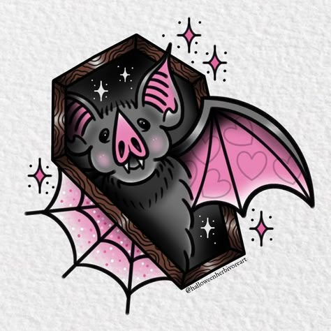 Cartoon Bat Tattoo, Lantern Tattoo, Cartoon Bat, Petit Tattoo, Skeleton Drawings, Bat Tattoo, Traditional Tattoo Sleeve, Spooky Stickers, Flash Tattoo Designs