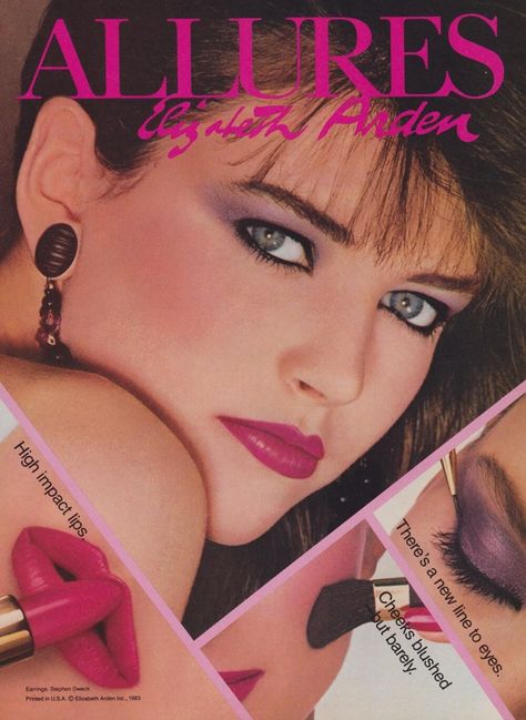 80s Makeup Catalog, 80s Maybelline Ads, 1980s Makeup Products, 1970 Makeup, Eighties Hair, 1980s Makeup Ads, 80s Models, 1990s Makeup, 70s Makeup Advertisements