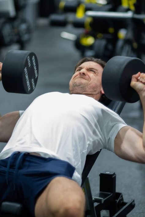 Some people say the dumbbell bench press can’t hold a candle to the barbell bench press. I disagree. The dumbbell bench press has several benefits the barbell bench doesn’t that make it an excellent alternative for gaining muscle and strength. Learn more here: https://bit.ly/3M2DKRR Incline Bench Press Dumbbell, Dumbell Flat Bench Press, Incline Dumbbell Bench Press, Dumbbell Bench Press, Incline Barbell Bench Press, Bench Workout, Workout Stations, Dumbbell Press, Adjustable Weight Bench