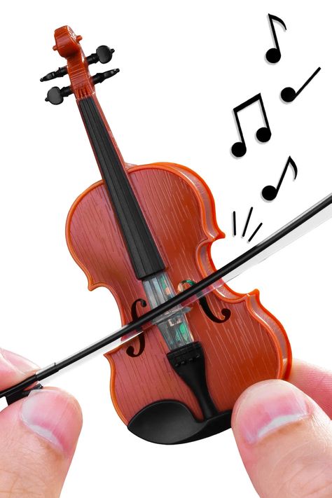 Whenever someone complains, cries, or goes on and on with a sob story, don't mention playing the world's smallest violin, do it for real with this Tiny Violin. Smallest Violin, Tiny Violin, Spinning Globe, Dark Days, Video New, Reading Light, Small World, Mini Books, Halloween Ideas