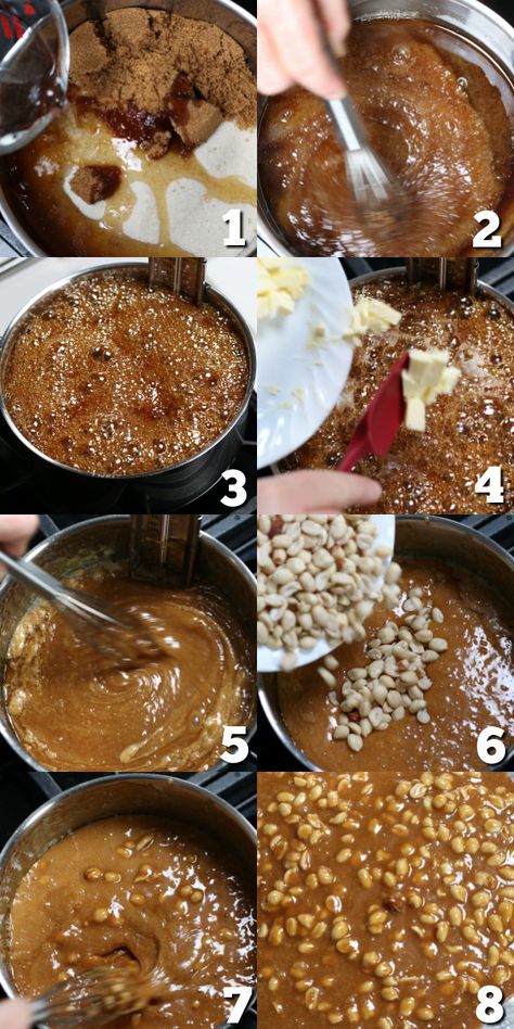 The BEST Peanut Brittle Ever! Mom's Old Fashioned Peanut Brittle recipe is so easy to make. With these simple steps this peanut candy turns out perfect every time. Buttery, crisp and absolutely heavenly. #PeanutBrittleRecipe #PeanutBrittle #PeanutBrittleRecipeEasy #PeanutBrittleRecipeOldFashioned #PeanutBrittleRecipeBest https://www.thefedupfoodie.com Amish Peanut Brittle Recipe, See’s Peanut Brittle Recipe, Caramel Peanuts Recipe, Easy Peanut Brittle Recipe Simple, Old Fashion Peanut Brittle, Best Peanut Brittle Recipe, Peanut Brittle Recipe Easy No Corn Syrup, How To Make Peanut Brittle, Fluffy Peanut Brittle