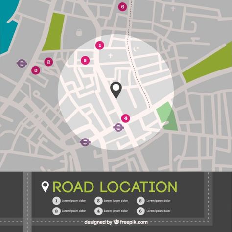 Road location map in top view Free Vector Photoshop Photos, False Ceiling Design, Location Map, False Ceiling, Free Vectors, Beach Apartment, Photo Location, Photography Tutorials, View Map