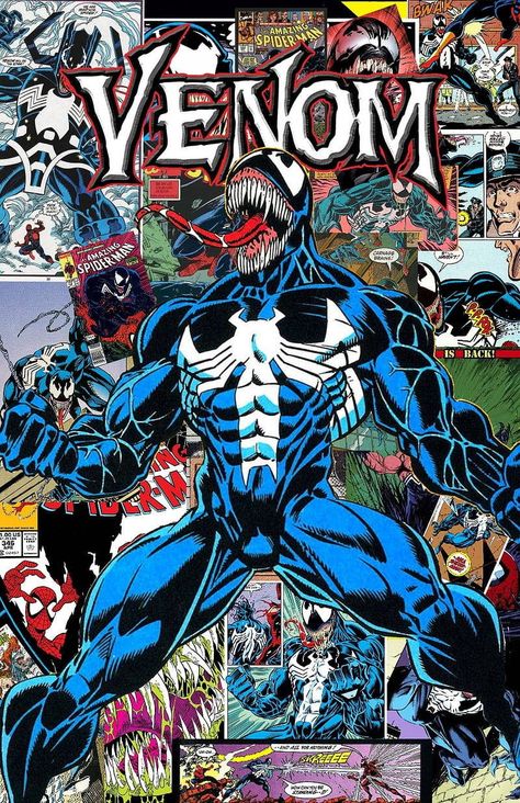 Comic Art Wallpaper, Venom Comic Art, Venom Comic, Spiderman Comic Art, Spiderman Venom, Venom Comics, Joker Poster, Free Comic Books, Spiderman Artwork