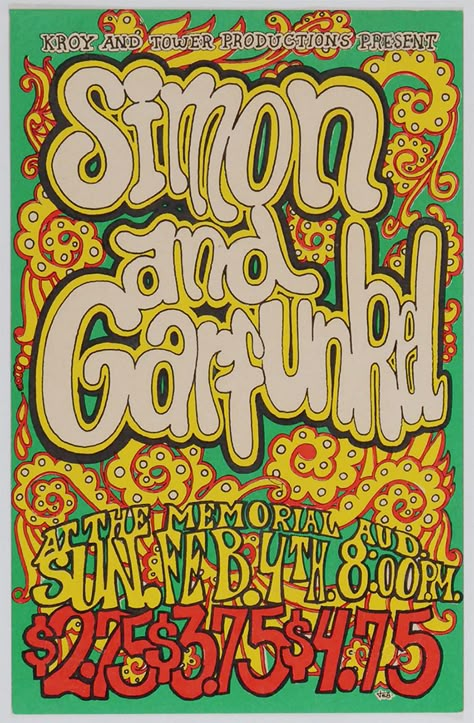 Simon & Garfunkel 1968 Sacramento 1960s Posters, Vintage Music Art, Concert Poster Art, Simon And Garfunkel, Convention Hall, Vintage Concert Posters, Vintage Music Posters, Music Concert Posters, Simon Garfunkel