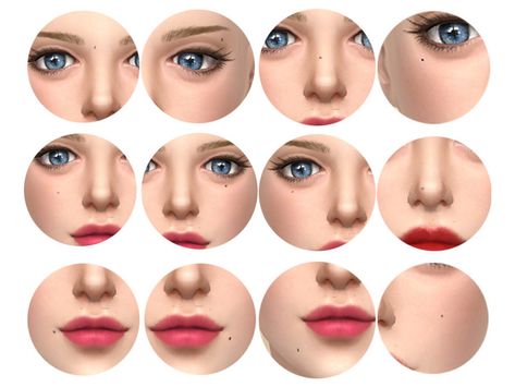 18 swatches.  Found in TSR Category 'Sims 4 Female Skin Details' Face Moles, Moles On Face, Beauty Marks, Skin Details, Sims 4 Cc Makeup, Sims 4 Cc Skin, Beauty Mark, Sims Community, The Sims4