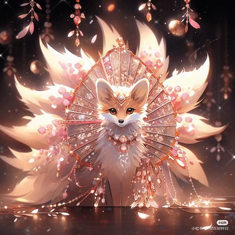 Nine Tails, Fox Images, Nine Tailed Fox, Mythical Creatures, Fox, Quick Saves, Art