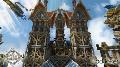 Asylum - (Heaven #3 [?]) Minecraft Project Minecraft Inspiration, Minecraft Map, Amazing Minecraft, Minecraft Buildings, Minecraft Builds, Minecraft Projects, Minecraft Creations, Sneak Peak, The Whole