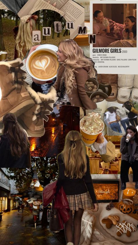 rain, gilmore girls, uggs ,autumn,hot chocolate,coffee,gossip girl, baking, books, reading , fall Gossip Girl Fall, Autumn Hot Chocolate, Hot Chocolate Coffee, Y2k Fall, Halloween Traditions, Autumn In New York, Alexis Bledel, Dark Autumn, Fall Inspo