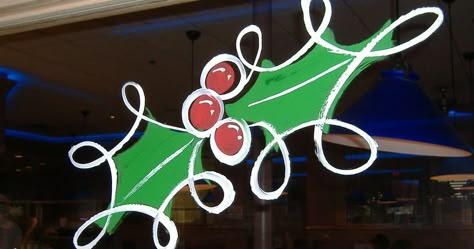 Window Painting Tips and Tricks from a 30 year master holiday art painter. How to get started in window painting. Ideas Decoracion Navidad, Painted Window Art, Xmas Window, Painted Windows, Christmas Window Painting, Holiday Window Display, Window Mural, Window Drawing, Christmas Window Display