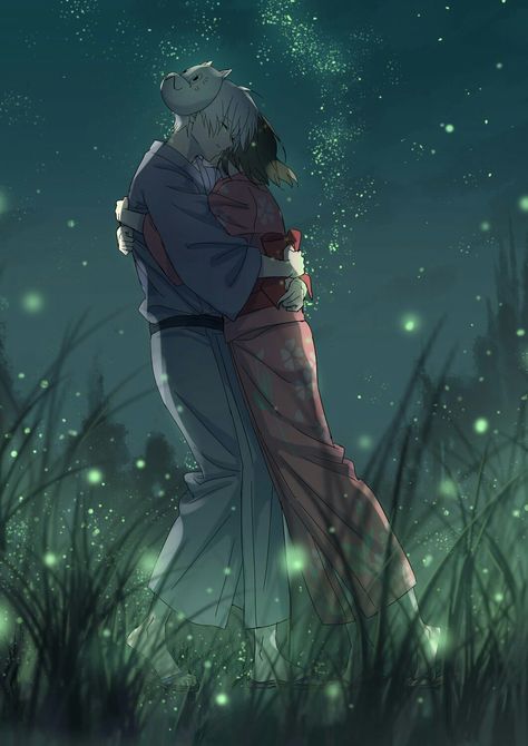 Fireflies Anime, Gin Anime, Studio Ghibli Art, Demon King Anime, Anime Scenery Wallpaper, Anime Life, Anime Couples Drawings, Anime Sketch, Anime Background