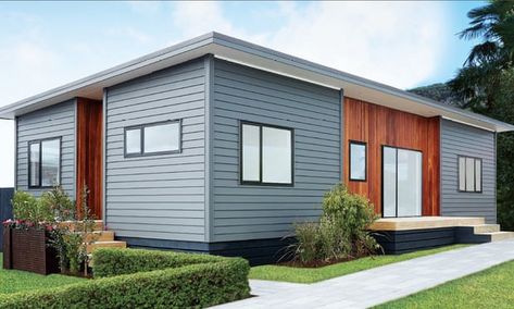 Bunnings flatpack homes fly off the shelves – but only in New Zealand | Society | The Guardian A Line House, Modern House Project, Eco Tiny House, Modern Sheds, Flat Pack Homes, Tiny House Australia, New Zealand Architecture, Small Safe, Mini Homes