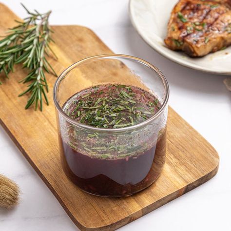 Rosemary-Red Wine Marinade Red Wine Marinade, Wine Marinade, Rosemary Recipes, Easy Breakfast Brunch, Marinated Chicken Thighs, Lunch Appetizers, Like Chicken, Healthy Herbs, Herb Recipes