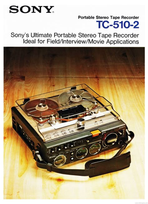 Reel To Reel Tape Recorder Vintage, 1970s Technology, Reel To Reel Tape Recorder, Reel To Reel, Sony Walkman, Audio Tape, Old Technology, Retro Gadgets, Tape Deck