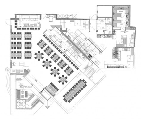 How to Design a Restaurant Floor Plan (With Examples) | Lightspeed HQ Industrial Kitchen Design Restaurant, Restaurant Plan Architecture, Restaurant Floor Plan Layout, Restaurant Layout Plan, Restaurant Design Plan, Cubes Architecture, Site Development Plan, Restaurant Floor Plan, Restaurant Layout