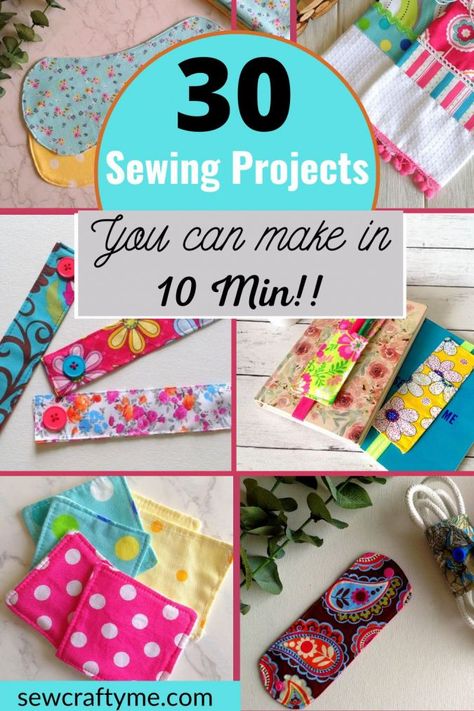 Easy Quilt Projects For Gifts, Fabric Crafts To Sell Things To Make Sewing Projects, Diy Home Sewing Projects, Sew Crafty Me, Sewing Club Ideas, Easiest Sewing Patterns, Diy Sewing To Sell, Simple Things To Sew And Sell, Sewing Templates For Beginners