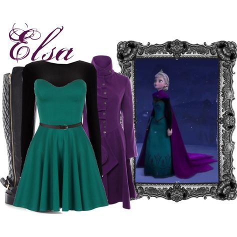 "Elsa" by merahzinnia on Polyvore | If nothing else, I really loved the clothing and the songs in that movie.... Frozen Fashion, Disney Princess Outfits, Disney Themed Outfits, Cute Disney Outfits, Disney Inspired Fashion, Character Inspired Outfits, Disney Bound Outfits, Fandom Fashion, Disney Inspired Outfits