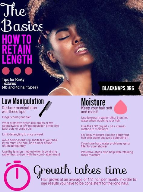 The Basics of Length Retention (4b & 4c hair) | Black Naps | Bloglovin’ Twisted Hair, Natural Hair Care Tips, Hair Regimen, Pelo Afro, Healthy Natural Hair, Black Hair Care, Natural Hair Inspiration, 4c Hair, Natural Hair Tips