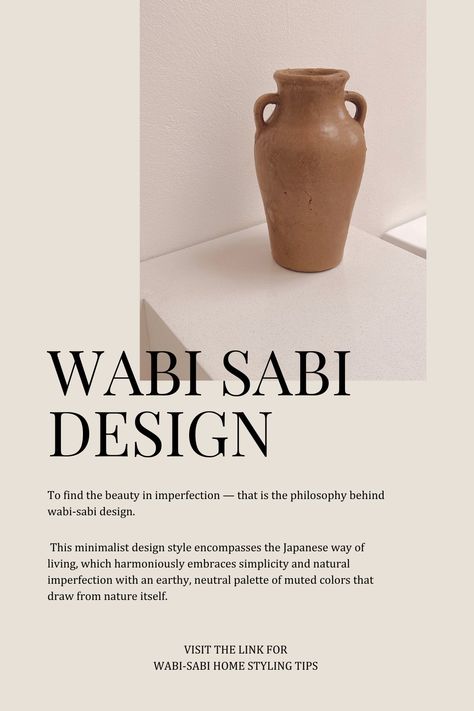 Style your home wiht the designer-loved Wabi-Sabi   home interior style with these tips & tricks to create a warm, authentic, and inviting living space. Pink Wabi Sabi Interior, Home Interior Design Styles, Japandi Home Decor, Modern Organic Design, Beauty In Imperfection, Minimalist Design Style, Wabi Sabi Design, Wabi Sabi Interior, Modern Cowboy