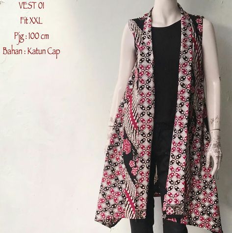 Cardigan Batik Blazers, Model Outer Batik, Outer Batik Casual, Batik Tradisional, Cardigan Batik, Hijab Kondangan, Batik Blazer, Model Outer, Refashion Dress