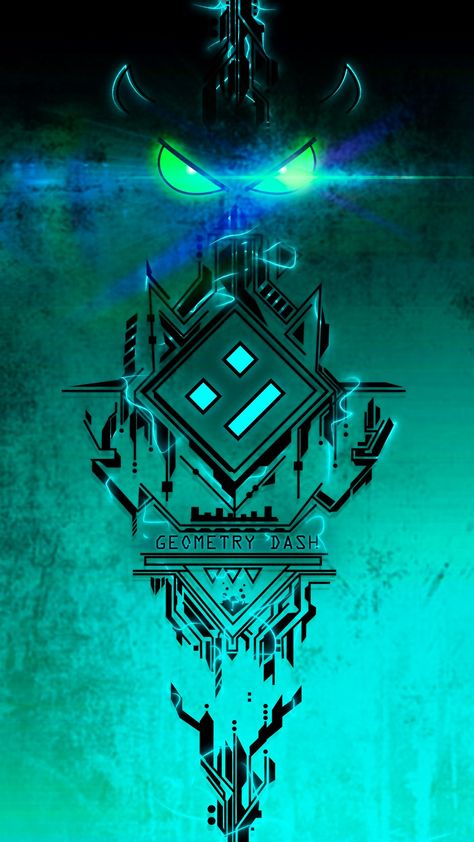 Mmmmmm.exe Geometri Dash, Geometry Dash Wallpaper, Tipografi 3d, Rune Tattoo, Geometry Dash, Anime Cover Photo, Monster Concept Art, Neon Wallpaper, Transformers Art