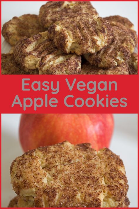 They say that an apple a day keeps the doctor away. Well these apple cookies might just be the thing the doctor ordered then. Made with grated apple these cookies might not be 100% healthy but they are definitely a step in the right direction and they taste divine.   #vegan #veganrecipes #veganblog #cookies #vegancookies #applecookies Vegan Apple Cookies, Shed Design Ideas, Apple Cookies Recipes, Cornmeal Recipes, Breakfast Cookies Healthy, Raw Vegan Desserts, Vegan Cookies Recipes, Vegan Apple, Apple Cookies