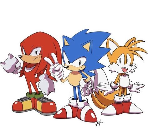 Scenecore Art, Sonic And Tails, Sonic & Knuckles, Sonic Mania, Classic Sonic, Sonic Heroes, Sonic Fan Characters, Sonic Franchise, Hedgehog Art