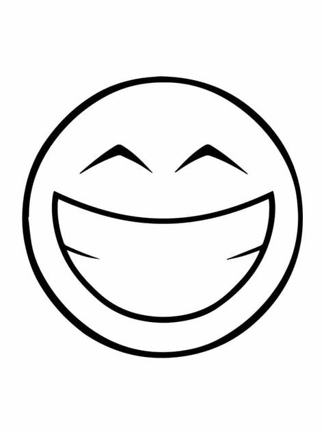 Smile Coloring Page, Lach Smiley, Laughter Day, Face Doodles, Smiley Smile, Smile Drawing, Smile Images, Gif Instagram, Drawing Sheet