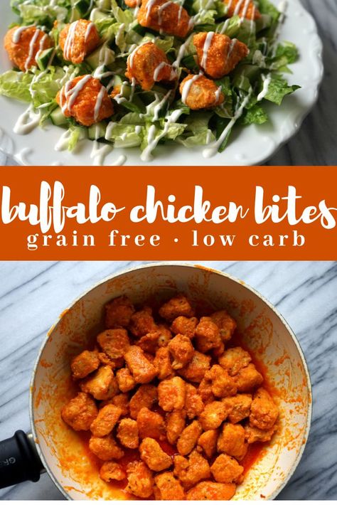 Almond Flour Crust, Buffalo Chicken Bites, Low Carb Salad, Tailgate Food, Chips And Salsa, Chicken Bites, Breaded Chicken, Buffalo Chicken, Clean Eating Snacks