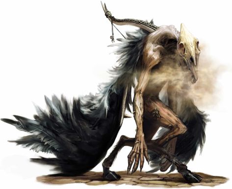 Leukodaemon a creature of rot and decay Raven Mocker, Demon Stories, Monster Illustration, Creepy Pictures, Classical Design, The Raven, Native American Tribes, Great Smoky Mountains, Mythical Creatures