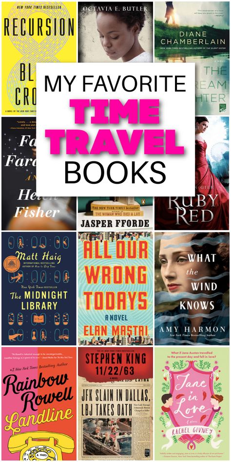 My Favorite Time Travel Books - Everyday Reading Travel Books To Read, Time Travel Movies, Books About Traveling, Books About Time Travel, Time Travel Books Novels, Time Travel Books Historical Fiction, Time Travel Romance Books, Time Travel Books, Best Travel Books