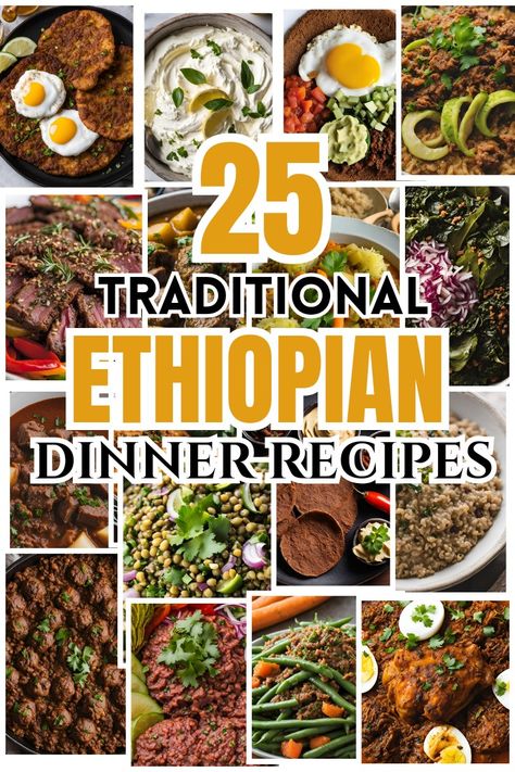 25 Traditional Ethiopian Dinner Recipes - GenZChef Ethiopian Dinner, Ethiopian Recipes, Berbere Spice, Ethiopian Cuisine, Spiced Butter, Family Dishes, African Cooking, Ethiopian Food, Country Recipes