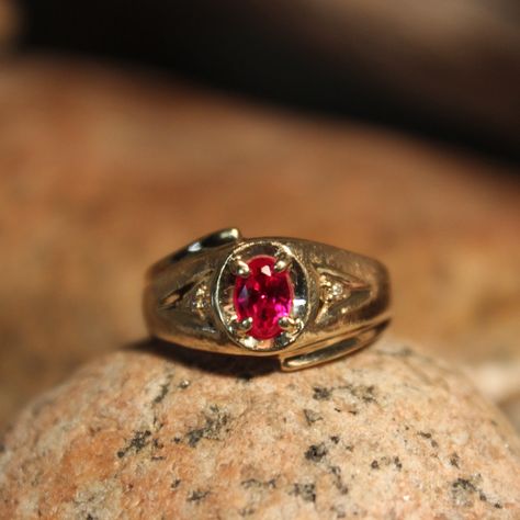 1980's Mens Ruby Diamond Ring Mens 10K Yellow Gold Diamond Ring 5 Grams Size 8  Mens Diamond Wedding Band Vintage Gold Rings Mens Diamond Mens Ruby Ring, Wolf Tooth Necklace, Vintage Diamond Wedding Bands, Wedding Band Vintage, Rings Mens, Ruby Diamond Ring, Mens Diamond Wedding Bands, Vintage Gold Rings, Couple Wedding Rings